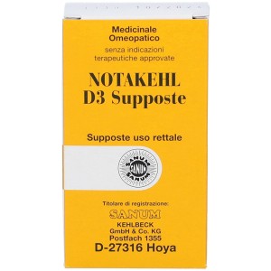 Notakehl d3 10 supposte 2g sanum Notakehl d3 10 supposte 2g sanum