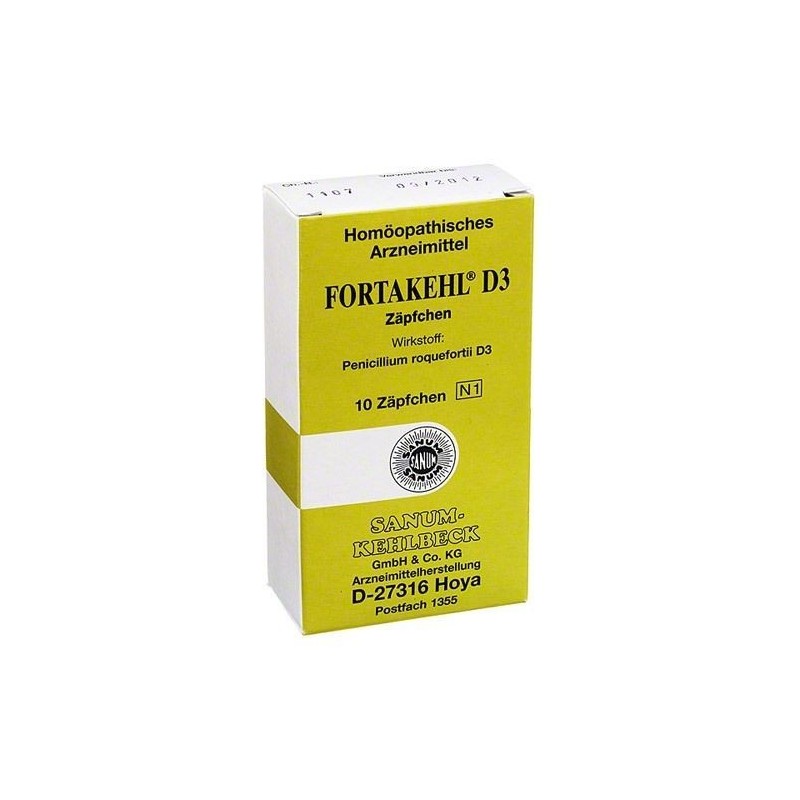 Fortakehl d3 10 supposte 2g sanum
