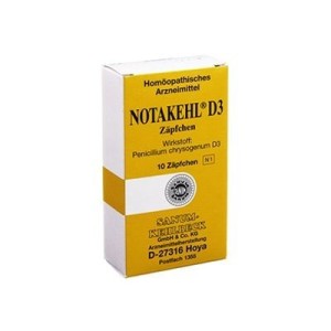 Notakehl d3 10 supposte 2g sanum Notakehl d3 10 supposte 2g sanum