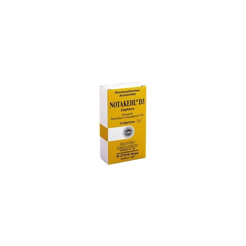 Notakehl d3 10 supposte 2g sanum Notakehl d3 10 supposte 2g sanum