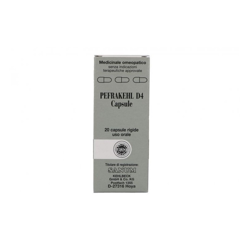 Sanum pefrakehl d4 20 capsule