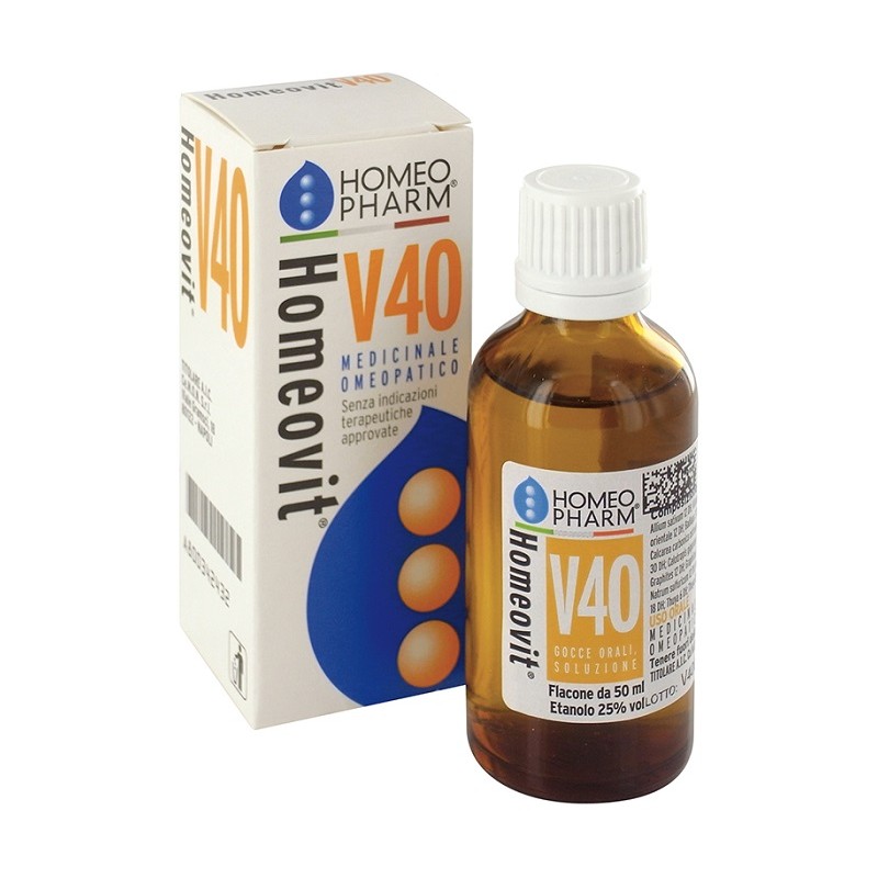 Homeovit v40 gocce 50 ml Homeovit v40 gocce 50 ml