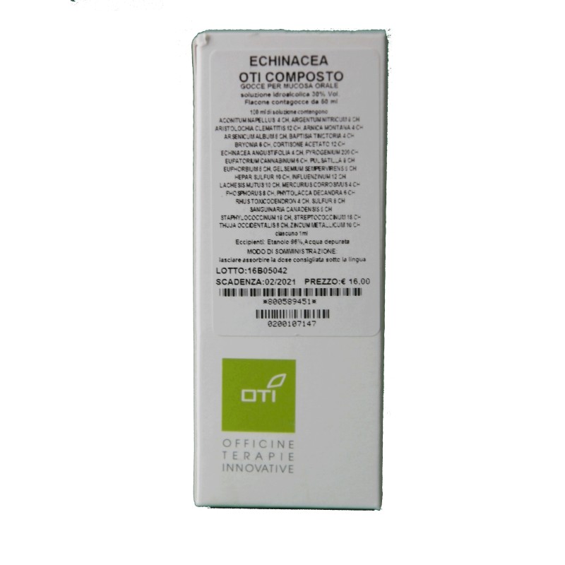 Echinacea oti composto gocce 50 ml soluzione idroalcolica Echinacea oti composto gocce 50 ml soluzione idroalcolica