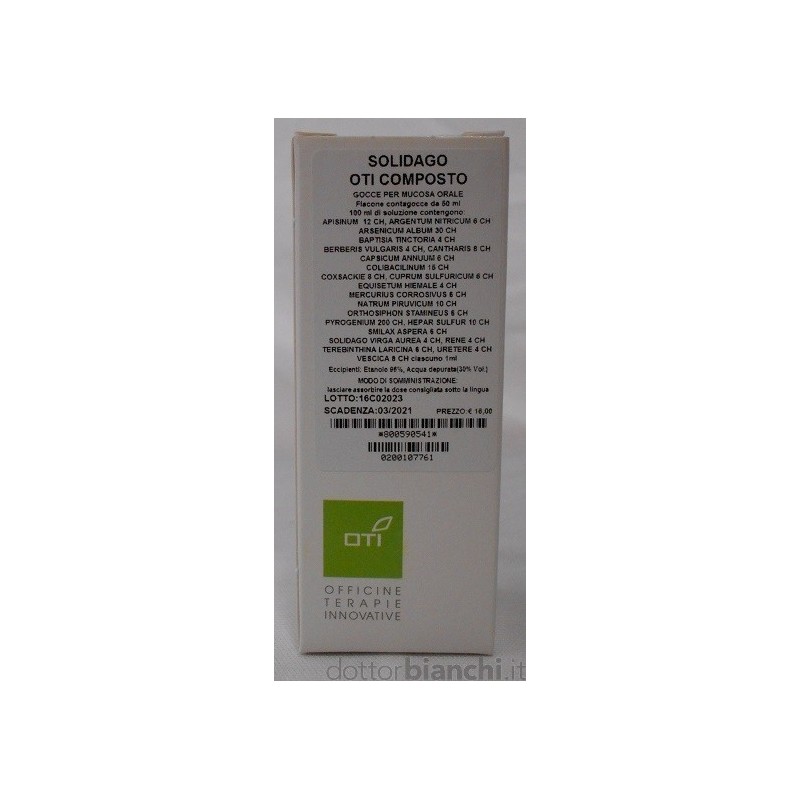 Solidago oti composto gocce 50 ml soluzione idroalcolica
