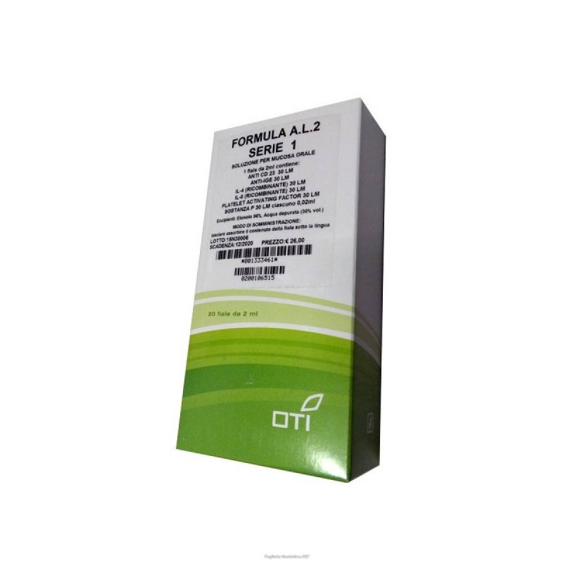 Formula al 1 serie 3 composto 20 fiale idroalcoliche 2ml