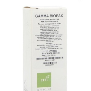 Gamma biopax composto gocce 50 ml soluzione idroalcolica