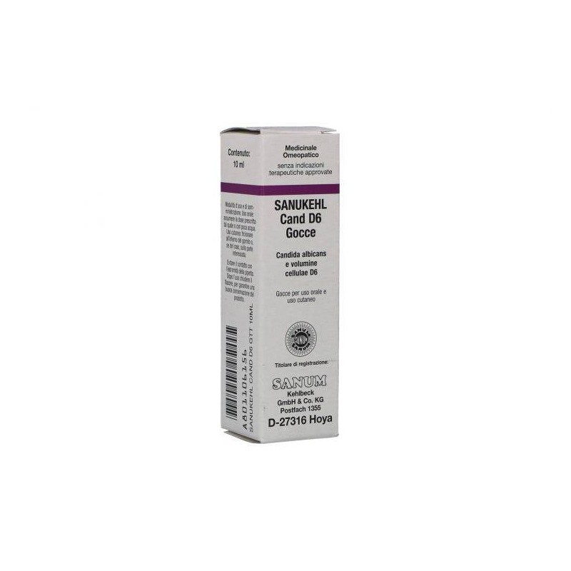 Sanukehl cand d6 gocce 10 ml