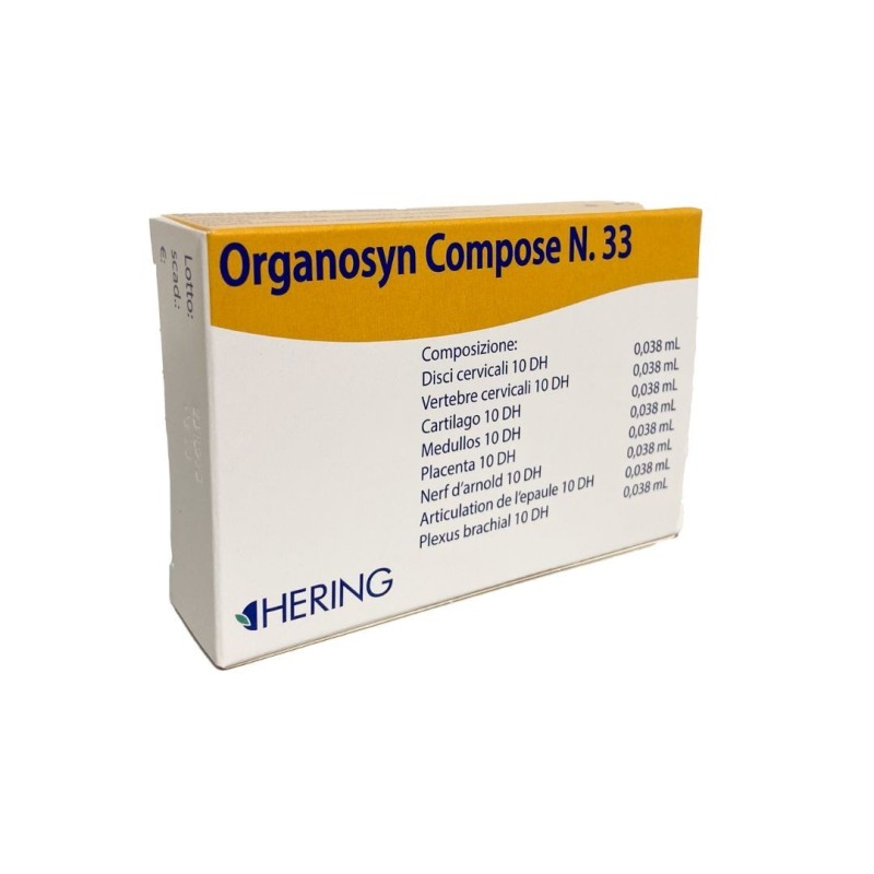 Organosyn compose 33 15 fiale 2 ml Organosyn compose 33 15 fiale 2 ml