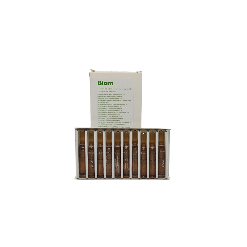 Biom composto 20 fiale fisiologiche 2ml Biom composto 20 fiale fisiologiche 2ml