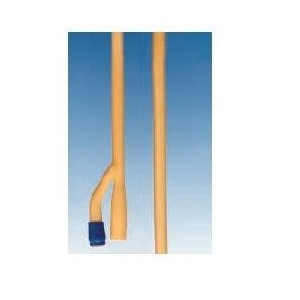 Catetere uretrale sterile foley in lattice siliconato a duevie ch22 wellead