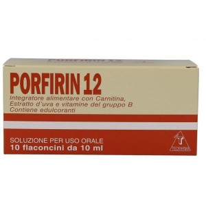 Porfirin 12 10 fiale 10 ml