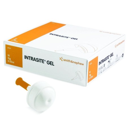 Intrasite medicazione a base di idrogel amorfo per lo sbrigltessuto necrotico confezione con applicatore applipak 15g 10pezzi Intrasite medicazione a base di idrogel amorfo per lo sbrigltessuto necrotico confezione con applicatore applipak 15g 10pezzi