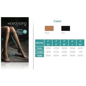 Modasana gambaletto punta aperta 70 playa taglia 2 1 paio