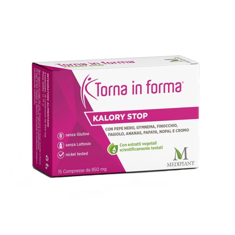 Torna in forma kalory stop 15 compresse Torna in forma kalory stop 15 compresse