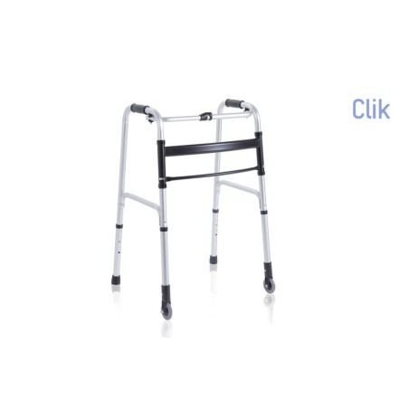 Deambulatore pieghevole regolabile 2 ruote l mopedia