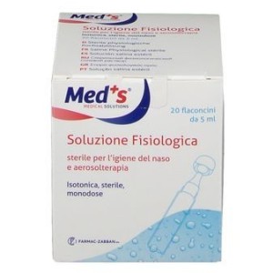 Soluzione fisiologica meds 20 flaconcini da 5 ml