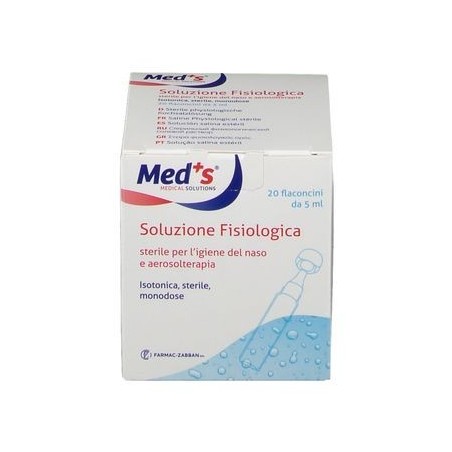 Soluzione fisiologica meds 20 flaconcini da 5 ml
