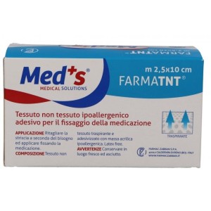 Cerotto meds farmatessuto non tessuto tessuto non tessuto fix 250x10 cm