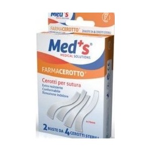 Cerotto meds per sutura 4x76 mm 8 pezzi