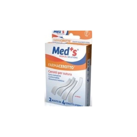 Cerotto meds per sutura 4x76 mm 8 pezzi