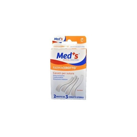 Cerotto meds per sutura 6,4x76 mm 6 pezzi