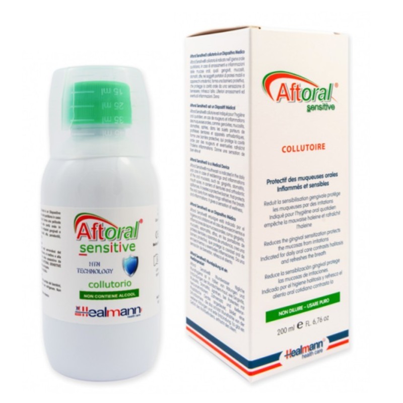 Aftoral sensitive collutorio 200 ml Aftoral sensitive collutorio 200 ml
