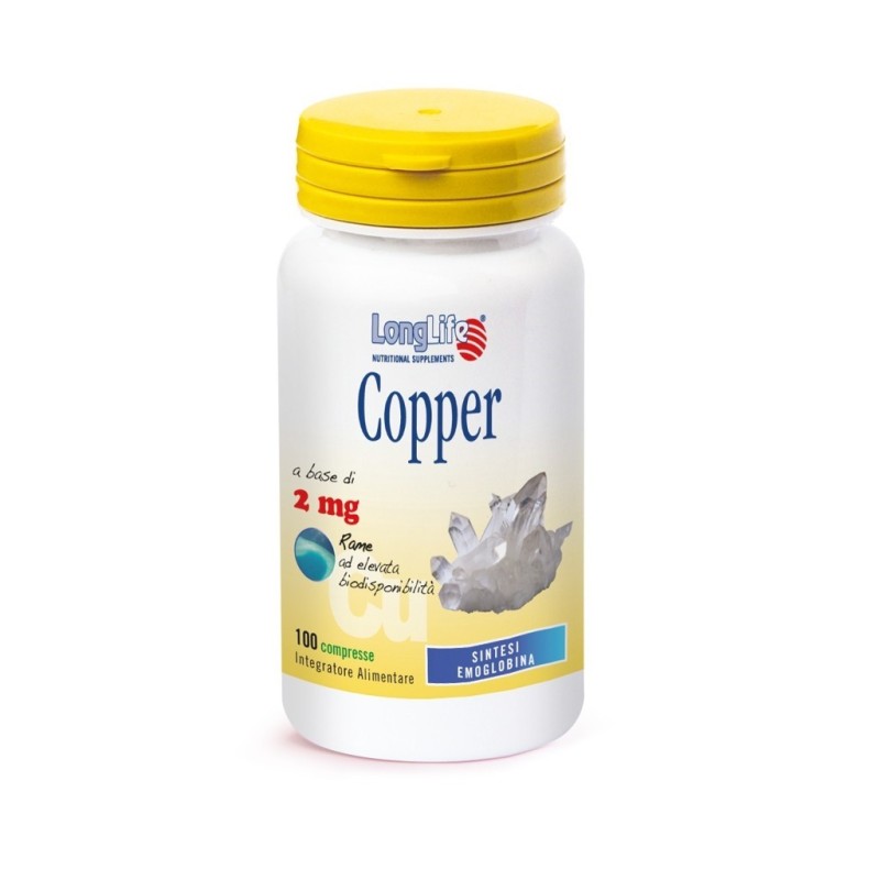 Longlife copper 100 compresse rivestite estite