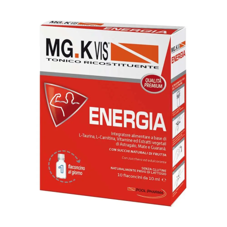 Mgk vis tonico ricostituente energia 10 flaconcini da 10 ml