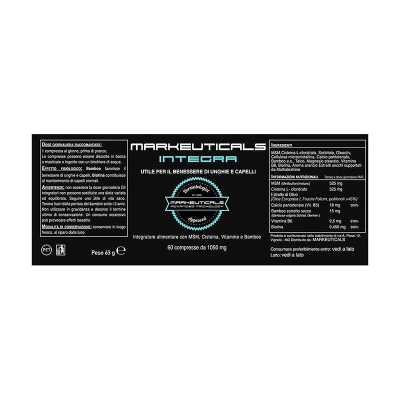 Markeuticals integra 60 compresse Markeuticals integra 60 compresse