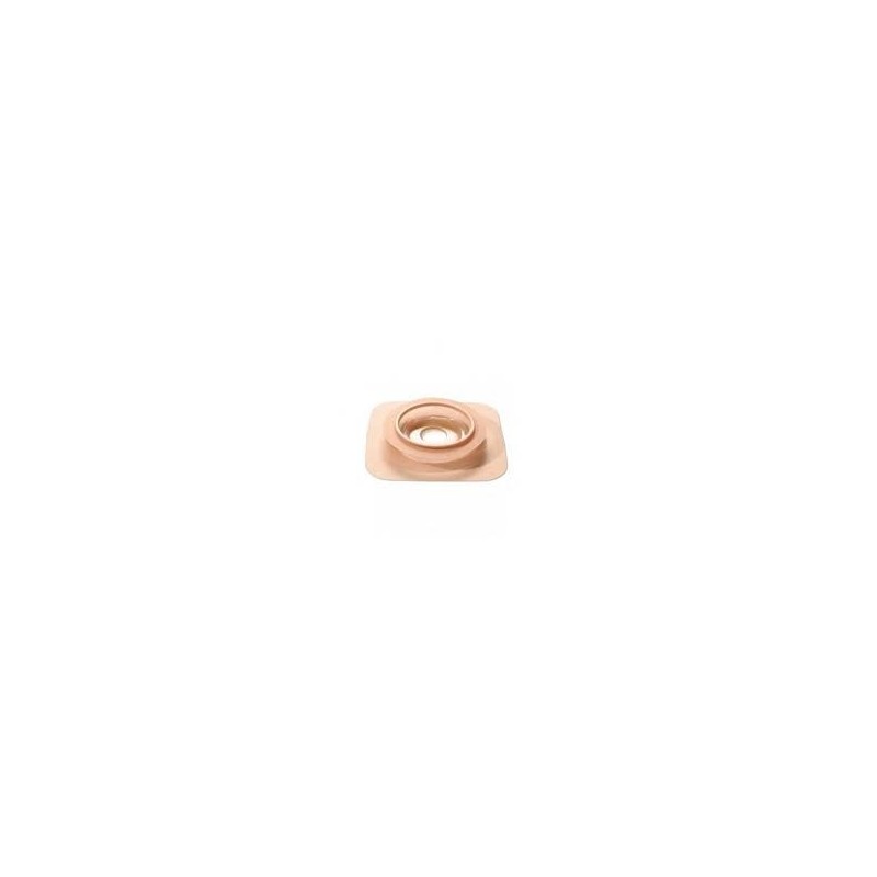 Placca convessa natura+ dimensione esterna 13,4x13,4 cm flangia a soffietto diametro 70 mm foro ritagliabile 13-48 mm 5pezzi