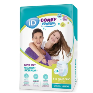 Pannolino id comfy junior 24-47 kg 8-15 anni 14 pezzi