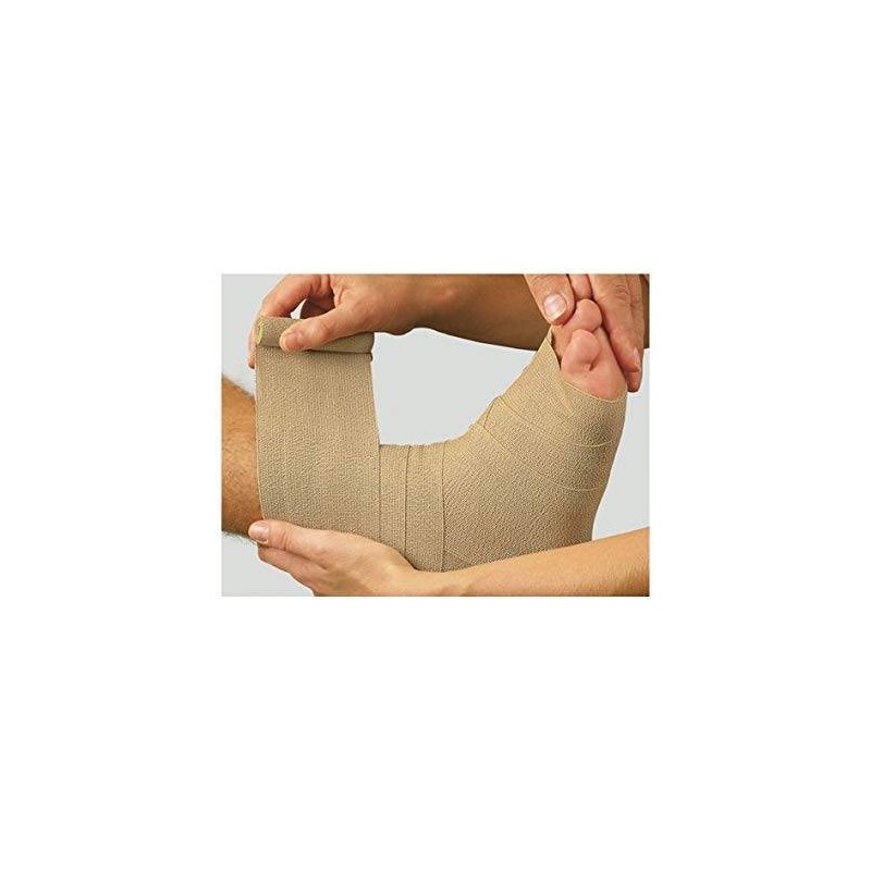 Benda elastica dauerbinde k estensibilita' alta 12x700cm 1 pezzo con graffette