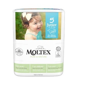 Pannolini moltex pure & nature junior 11-16 kg taglia 5 25 pezzi