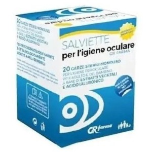 Salviette per l'igiene oculare 20 pezzi