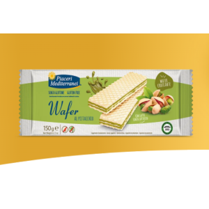 Piaceri mediterranei wafer pistacchio 150 g