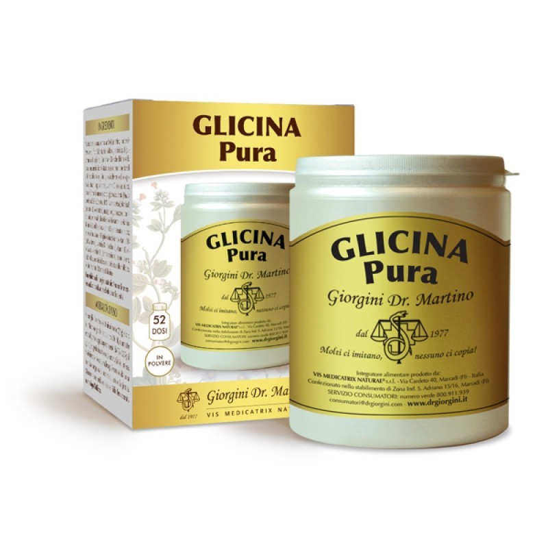 Glicina pura polvere solubile 250 g Glicina pura polvere solubile 250 g
