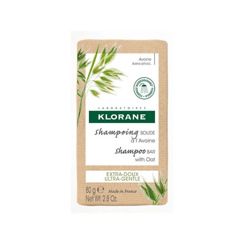 Klorane shampoo solido avena 80 g
