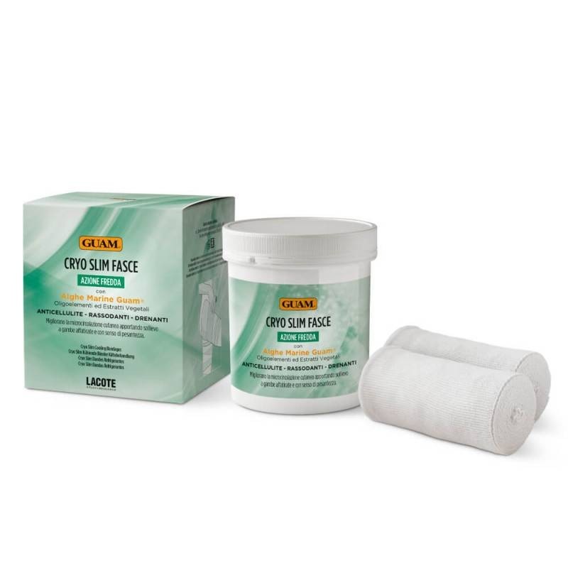 Guam cryo slim fasce anticellulite rassodanti drenanti 2 pezzi