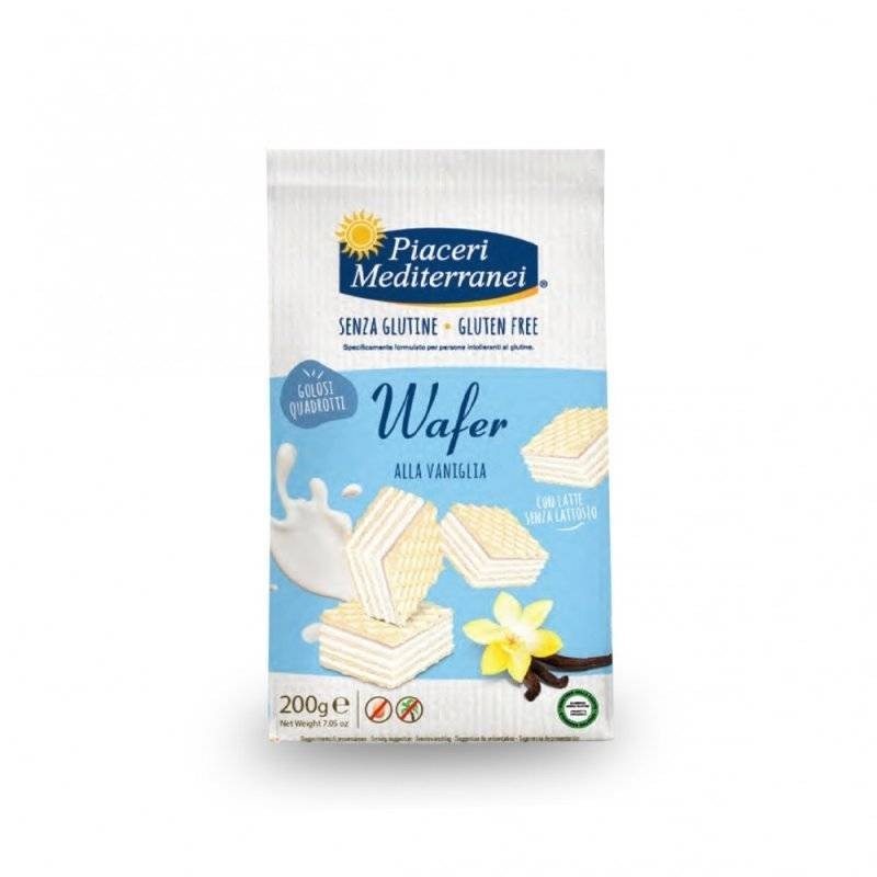 Piaceri mediterranei wafer vaniglia 200 g Piaceri mediterranei wafer vaniglia 200 g