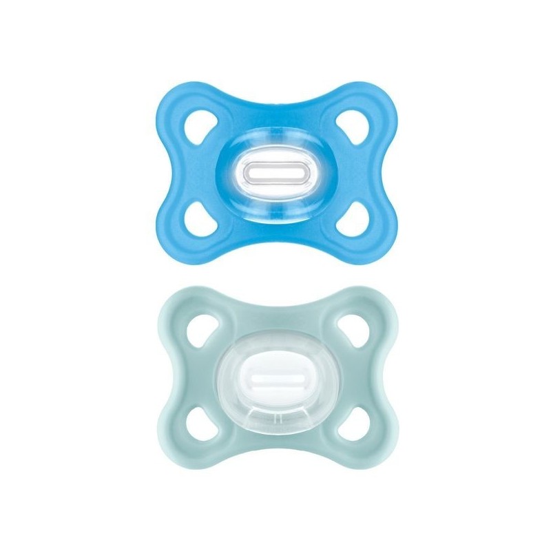 Mam comfort succhietto 2-6 mesi silicone confezione doppia maschio