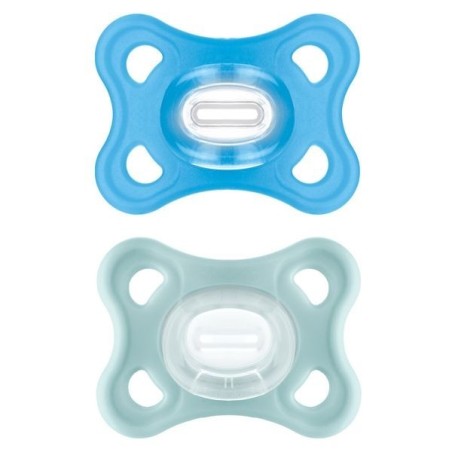 Mam comfort succhietto 2-6 mesi silicone confezione doppia maschio