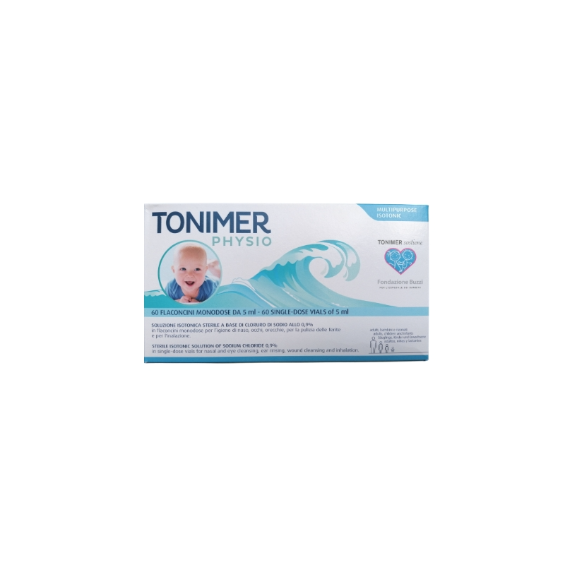 Tonimer physio monodose 60 soluzione nasale 60 flaconcini 5ml