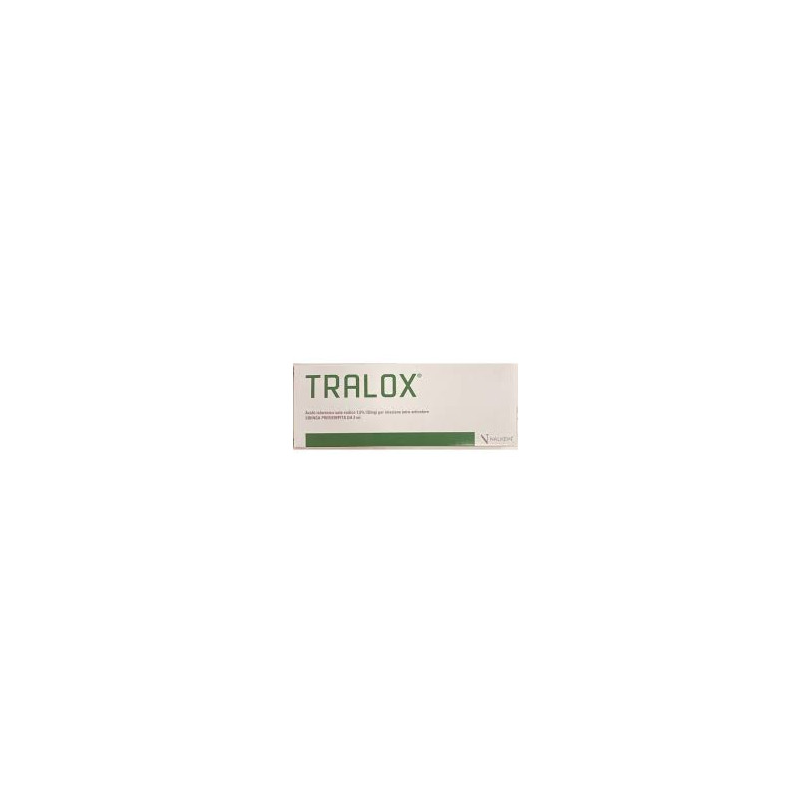 Tralox 2% siringa intra-articolare acido ialuronico 2 ml 1 pezzo Tralox 2% siringa intra-articolare acido ialuronico 2 ml 1 pezzo
