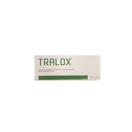 Tralox 2% siringa intra-articolare acido ialuronico 2 ml 1 pezzo