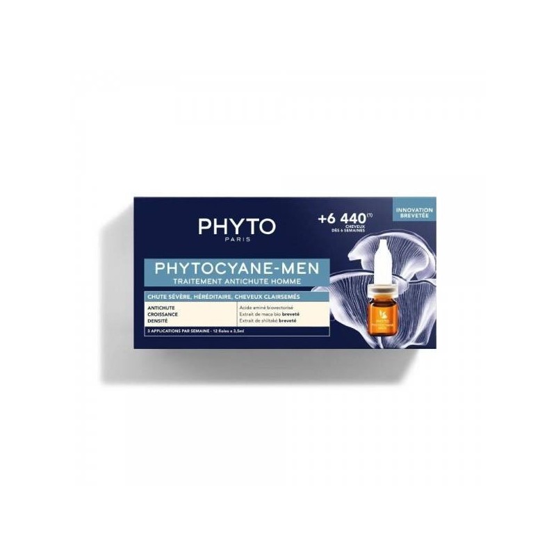 Phytocyane fiale uomo caduta severa 12 fiale da 3,5 ml