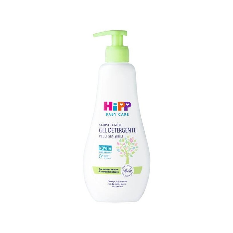Hipp baby care gel detergente corpo capelli 400 ml