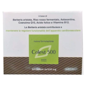 Colest 500 nuova formula 60 capsule Colest 500 nuova formula 60 capsule