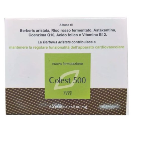 Colest 500 nuova formula 60 capsule Colest 500 nuova formula 60 capsule