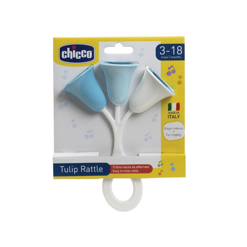 Chicco gioco tulipano sonoro azzurro Chicco gioco tulipano sonoro azzurro