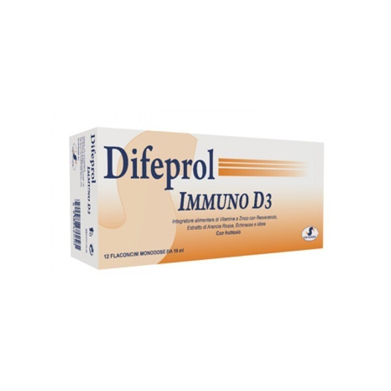 Difeprol immuno d3 15 flaconcini